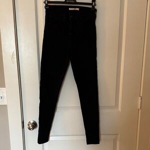 Levi’s 720 High Rise Super Skinny Black Jeans Size 24
